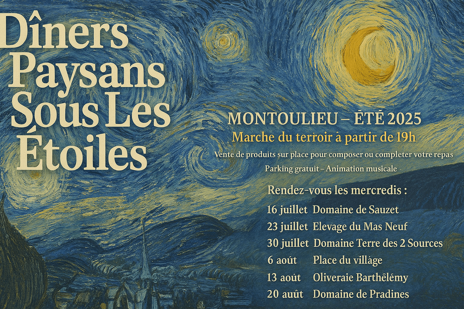 Dîners paysans basses cévennes